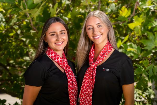 Professional Portrait Photograph of Real Estate Agents Chanelle & Teish at the Golden Plains